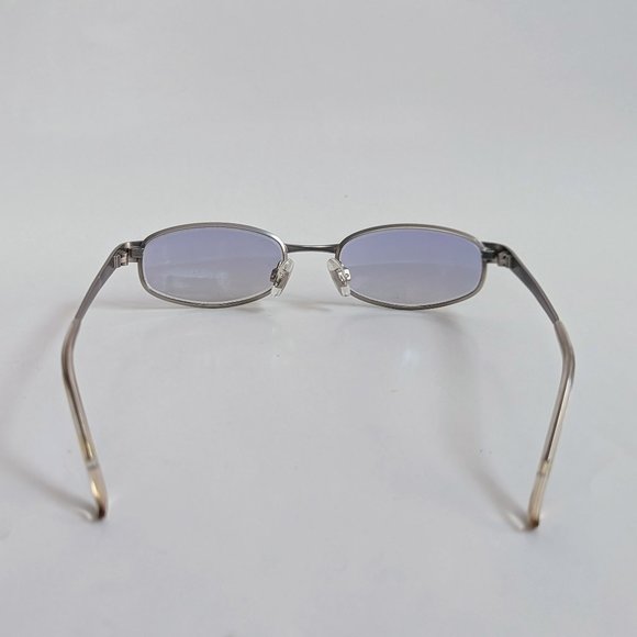 NWT Vintage 90\'s Lady Fashion Small Rectangle Metal Sunglasses (S.Gold)